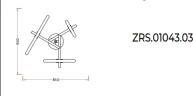 Потолочная люстра Zortes ZRS.01043.03