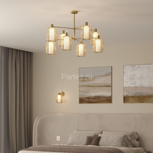 Потолочная люстра Eurosvet 30192/8 золото