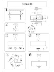 Потолочная люстра Newport 31809/PL