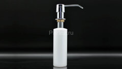 Дозатор жидкого мыла Fixsen Hotel 300 мл, врезной, пластиковая помпа, хром (FX-31012С )