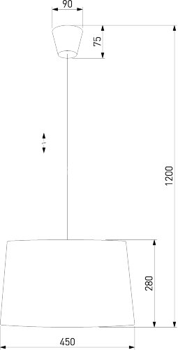 Подвесной светильник TK Lighting 1883 Maja White