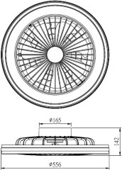 Потолочная люстра Mantra 7861
