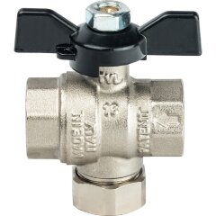 Кран шаровой с фильтром 1/2" Stout