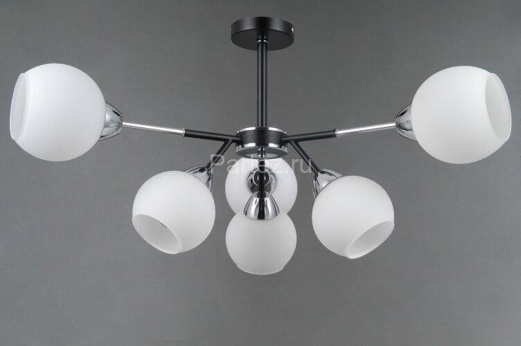 Потолочная люстра ILLUMICO IL0715-6CSQ-24 BK CR LIBRA