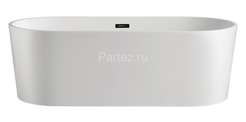 Ванна акриловая Azario BRISTOL 1600х800х580, свободностоящая, в комплекте с сифоном и металлической 