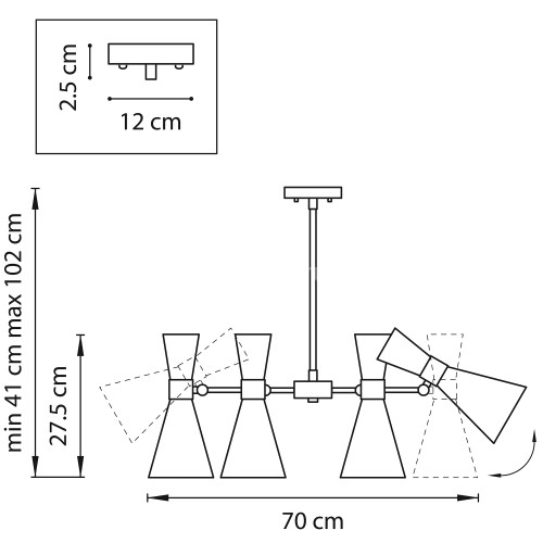 Потолочная люстра Lightstar 816061