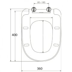 Сиденье для унитаза Jacob Delafon Vox тонкое, с микролифтом, белое (E20142-00)