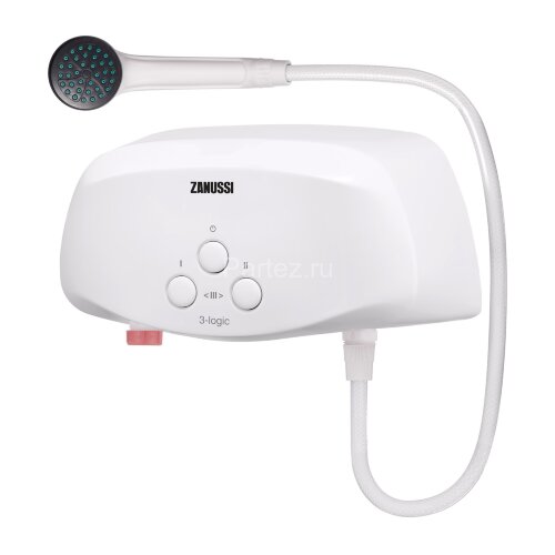 Водонагреватель электрический Zanussi 3-logic S (5.5 kW) - душ