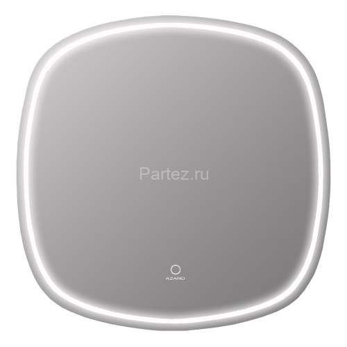 Зеркало AZARIO Vilnius 600х600 с подсветкой, сенсорный выключатель с функцией диммера (AZ-Z-015CS)