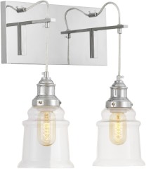 Бра Lumina Deco LDW 6844-2 CHR+PR