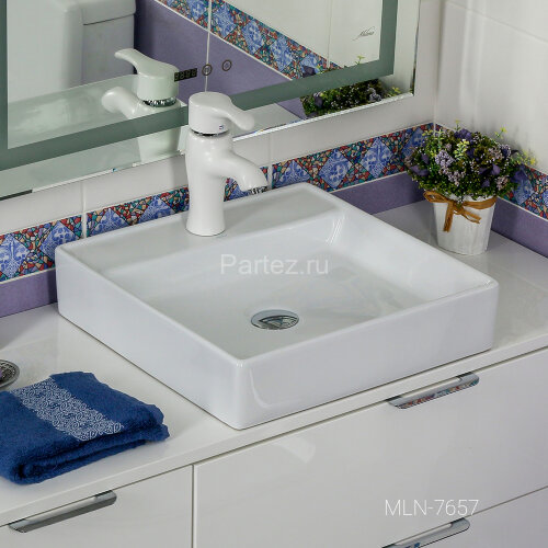 Накладная раковина melana mln-7657