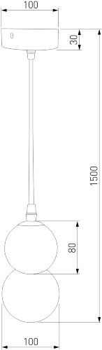 Подвесной светильник Eurosvet 50250/1 LED белый