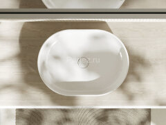 Раковина - чаша Hansgrohe Xuniva U 550x400x130 накладная, белый (60166450)