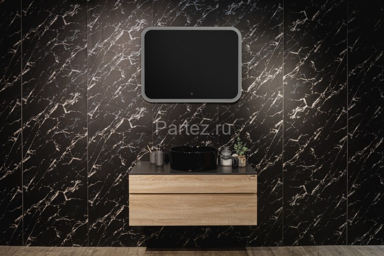 Зеркало AZARIO Стив 915х685, LED-подсветка с диммером, сенсорный выключатель (ФР-00000843)