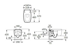 Х Низ подвесного унитаза TIBER (снято с производства)