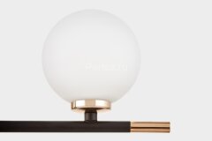 Бра Lumina Deco LDW 6033N-2 RT BK+F.GD