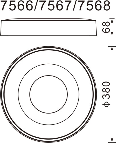 Потолочный светильник Mantra 7567