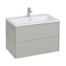 Тумба под раковину AQUATON Сохо 75 подвесная, Слэйт\Галька серая (1A258101AJ9A0)