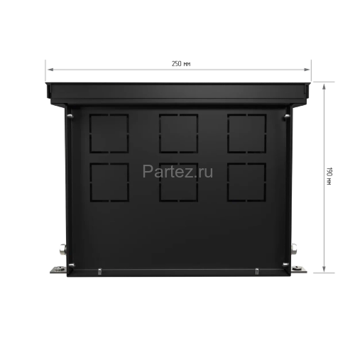 Конвектор внутрипольный Royal Thermo ATRIUM-190/250/2400-DG-U-BL