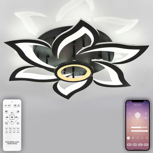 Потолочная люстра Natali Kovaltseva HIGH-TECH LED LAMPS 82020 BLACK