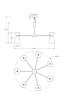 Подвесная люстра Maytoni MOD113PL-07W
