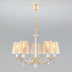 Подвесная люстра Eurosvet 60103/5 перламутровое золото