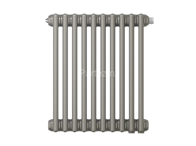 Радиатор трубчатый Zehnder Charleston Retrofit 3057, 18 сек.1/2 ниж.подк. 0325 TL (кроншт.в компл)