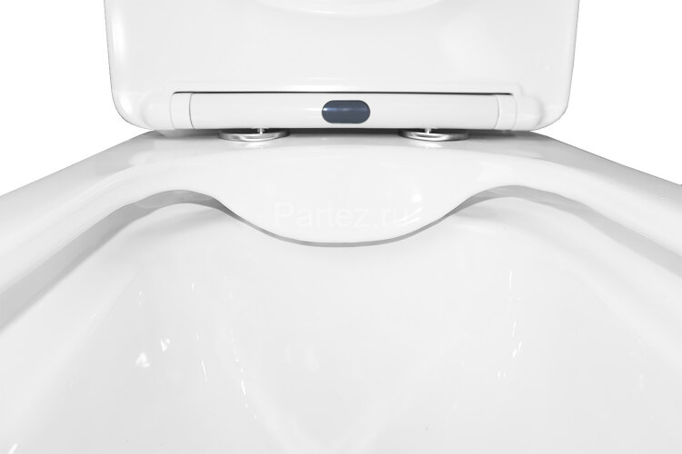 Унитаз-компакт Azario VELISE 355х625x810 напольный, безободковый в комплекте с быстросъемным сиденье