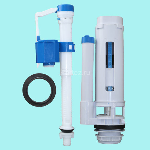 Унитаз-компакт Azario Nigel 385х616х785 напольный, безободковый, с быстросъемным сиденьем микролифт