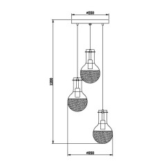 Подвесной светильник Vele Luce VL1913P05