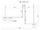 Подвесной светильник MyFar MR1070-3P