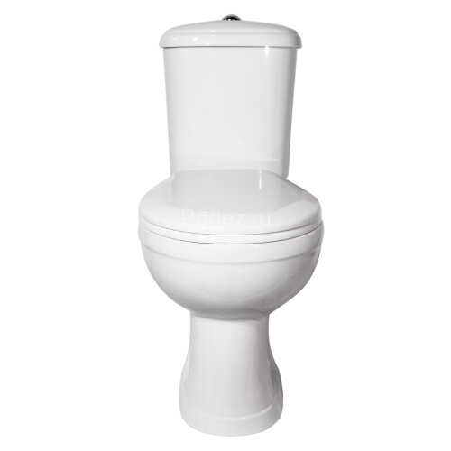 Унитаз-компакт Дора Стандарт, горизонтальный выпуск, с сиденьем, белый (47301130402)