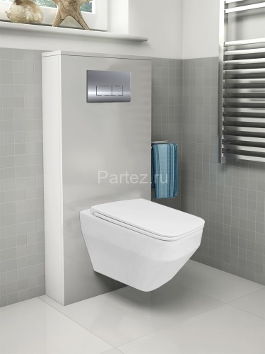 Сет AZARIO NEW Инсталляция для подвесного унитаза 3/6л + подвесной нитаз Azario MONEO безободковый, 