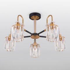 Потолочная люстра Eurosvet 70090/5 черный