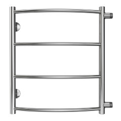 Полотенцесушитель водяной AZARIO VERONA 500/600 4 секции, боковое подключение, 1", хром (AZ04556)