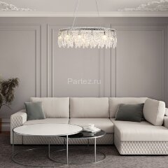 Подвесная люстра Eurosvet 60159/10 хром