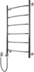 Полотенцесушитель электрический Маргроид Лесенка "Вид 4" без полки 80х50 подключение слева, хром