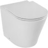 Унитаз приставной Jacob Delafon Rodin+ безободковый, белый (EDAA102-00)