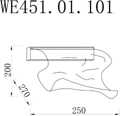 Настенный светильник Wertmark WE451.01.101
