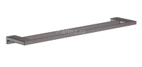 Полотенцедержатель двойной Hansgrohe AddStoris 648 мм, шлифованный чёрный хром (41743340)