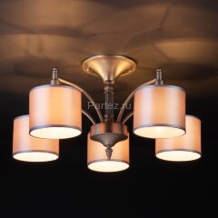 Потолочная люстра Eurosvet 60080/5 сатин-никель