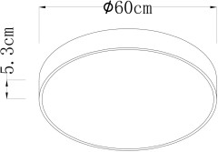 Потолочный светильник Arte Lamp A2671PL-1WH