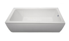 Ванна пристенная Loranto Novaro La 1500х700, каркас и экран в комплекте, ABS пластик, белая (CS00078
