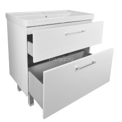 Комплект тумба Azario Ника 80 Н 800х470х850 напольная, с раковиной Monte 80 (CS00082789)