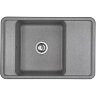 Кухонная мойка AQUATON Беллис 78, цвет серый (1A725032BS230)