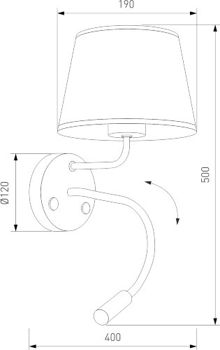 Бра TK Lighting 10080 Maja