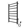 Полотенцесушитель электрический AZARIO PARMA 500/800 8 секций, диммер справа, черный (AZ10858B)
