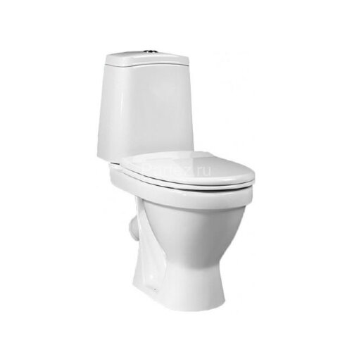 Унитаз-компакт Sanita Лада Эконом с сидением стандарт (WC.CC/Lada/1-P/WHT.G/S1)