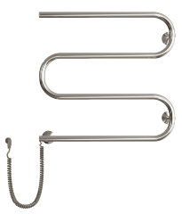 Полотенцесушитель электрический ДВИН HD M М-образный 50/50 без полки, полированный (4627085363699)